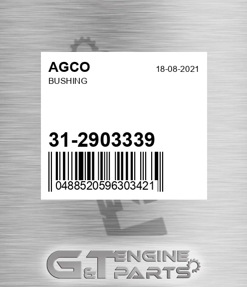 31-2903339 Bushing for AGCO