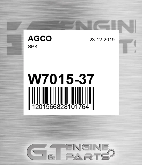 W7015-37 Spkt for AGCO