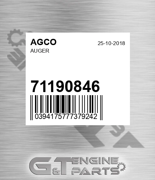 71190846 Auger