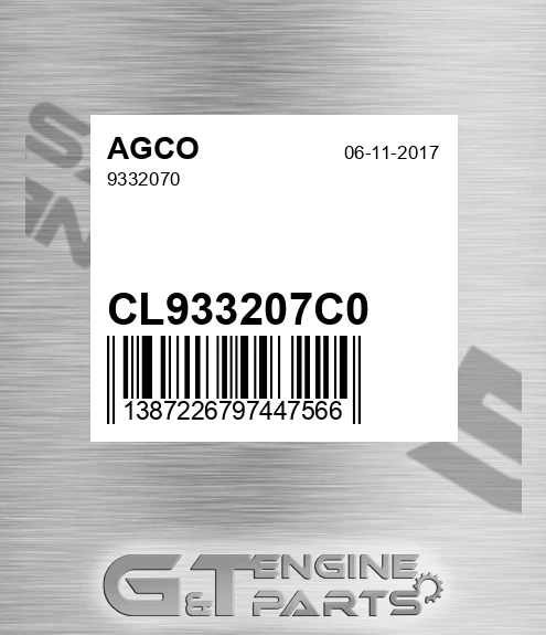 CL933207C0 AGCO 9332070