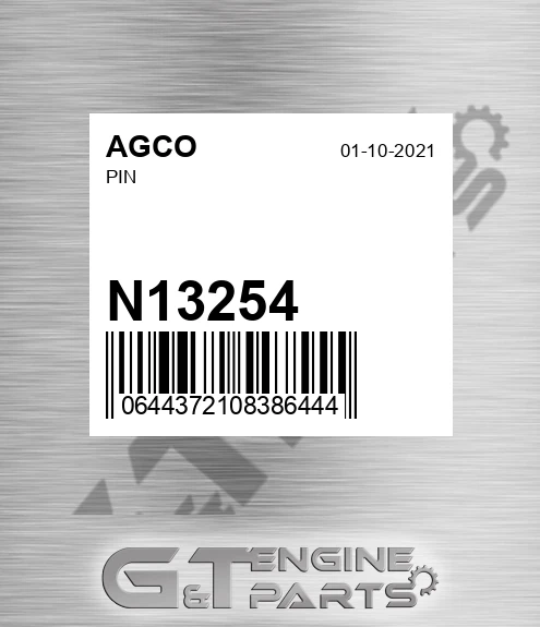 N13254 Pin for AGCO