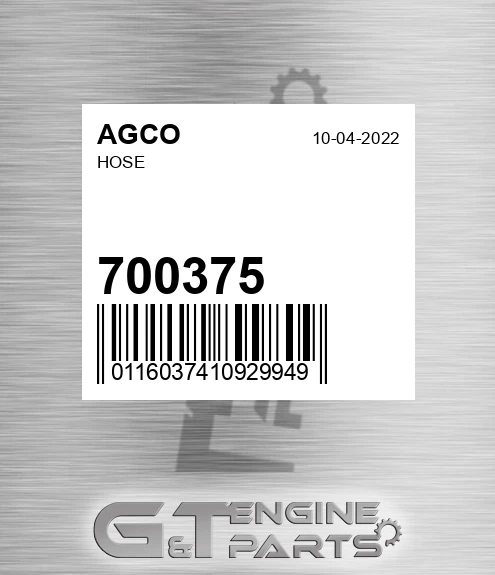 700375 Hose