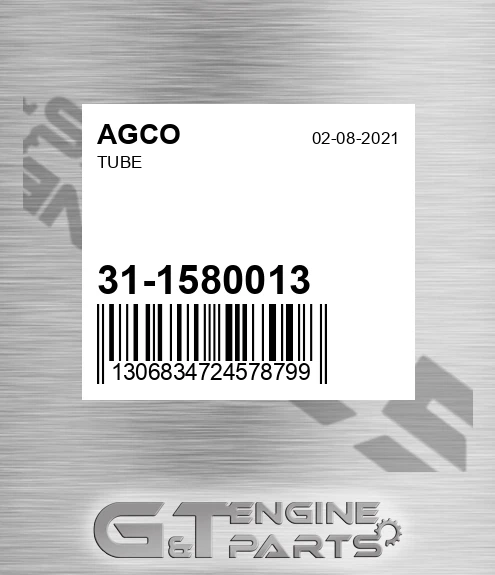 31-1580013 Tube for AGCO