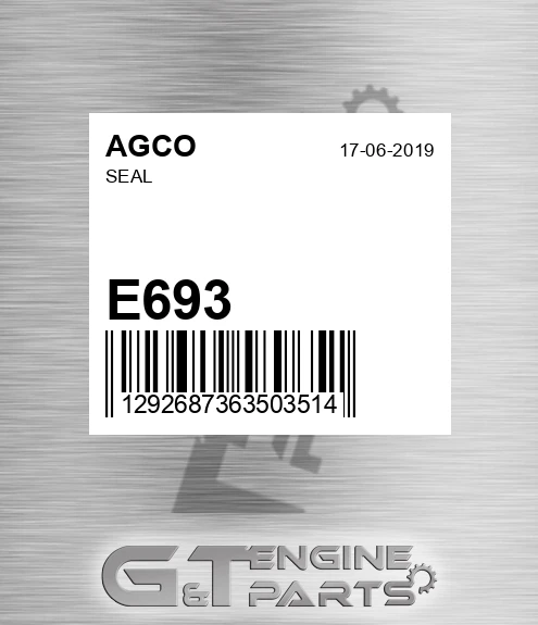 E693 AGCO Seal