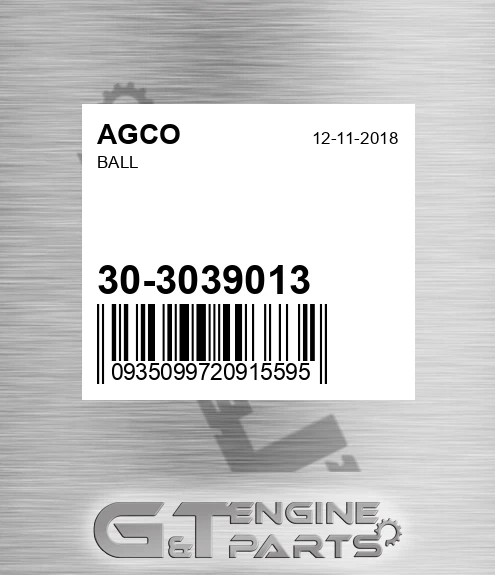 30-3039013 Ball for AGCO