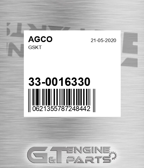 33-0016330 Gskt for AGCO
