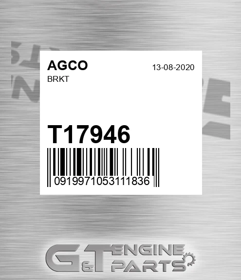 T17946 Brkt for AGCO