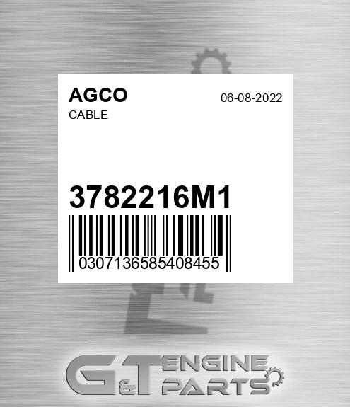 3782216M1 AGCO Cable