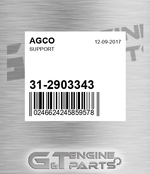 31-2903343 Support for AGCO