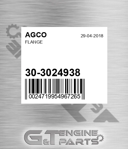 30-3024938 Flange