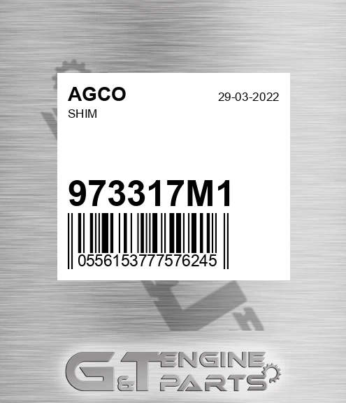 973317M1 Shim for AGCO