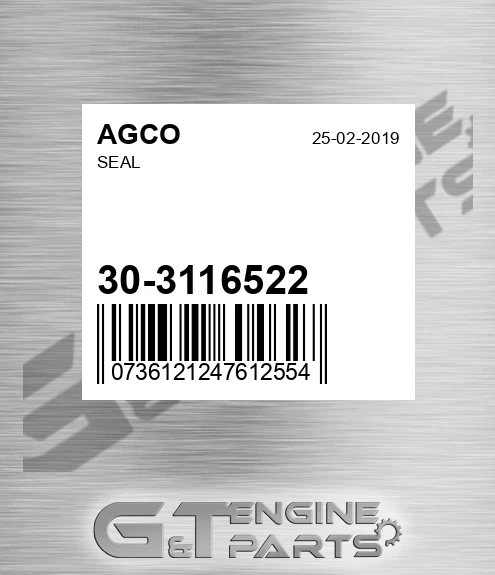 30-3116522 Seal for AGCO