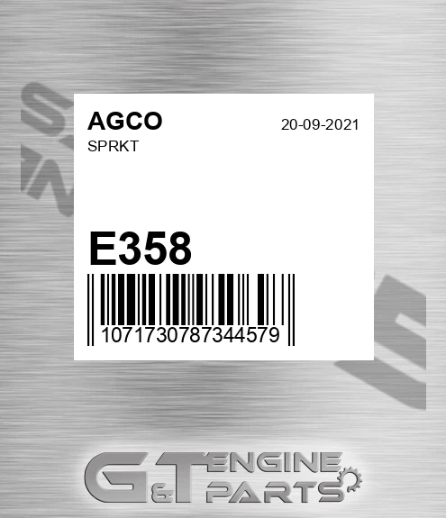E358 AGCO Sprkt