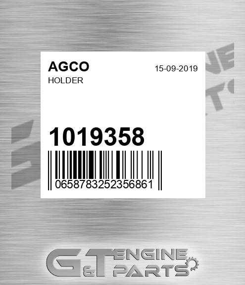 1019358 AGCO Holder