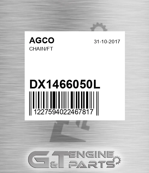 DX1466050L Chain/ft