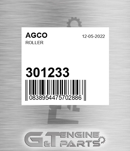 301233 AGCO Roller