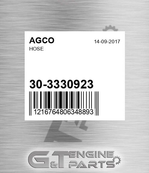 30-3330923 Hose for AGCO