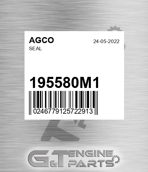 195580M1 Seal for AGCO