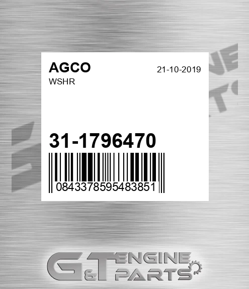 31-1796470 Wshr for AGCO