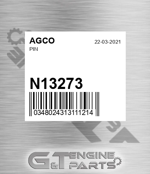 N13273 Pin for AGCO