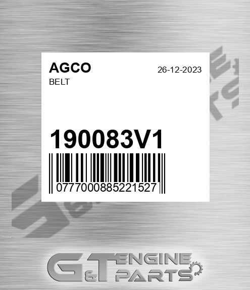 190083V1 AGCO Belt