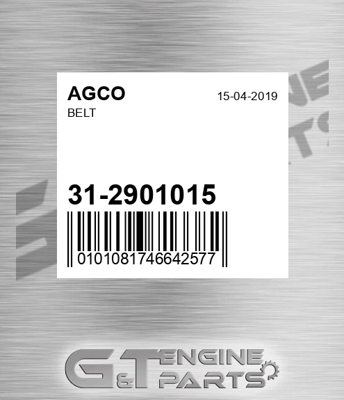 31-2901015 Belt for AGCO