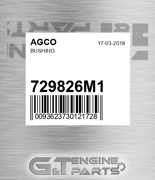 729826M1 Bushing for AGCO