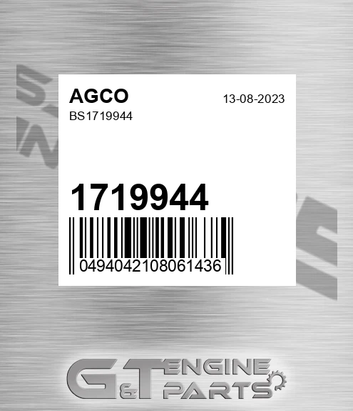 1719944 Bs for AGCO