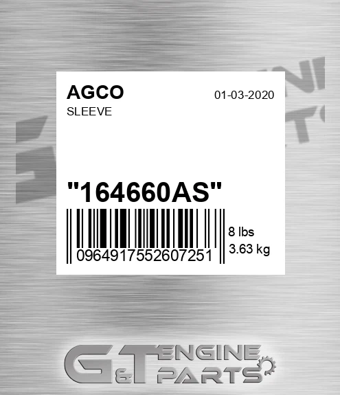 164660AS AGCO Sleeve