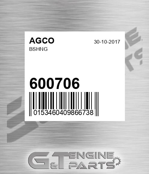 600706 AGCO Bshng