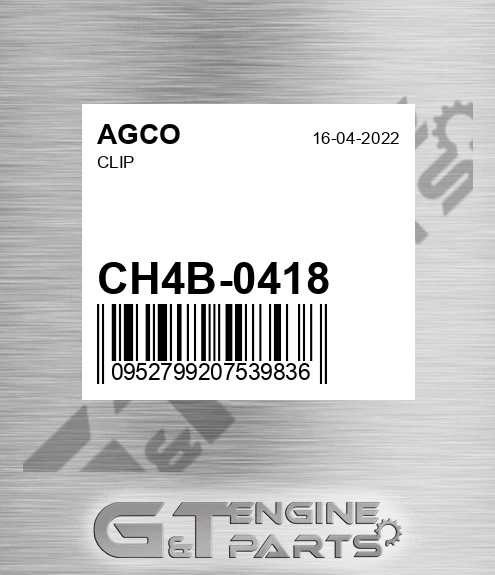 CH4B-0418 Clip for AGCO