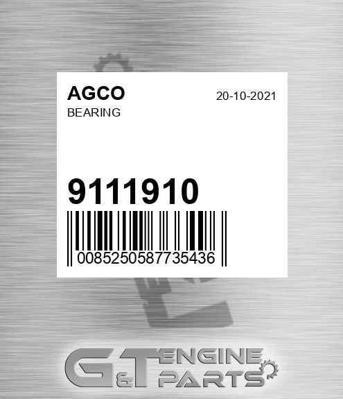 9111910 AGCO Bearing