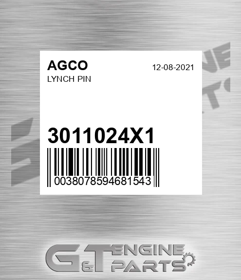 3011024X1 AGCO Lynch Pin
