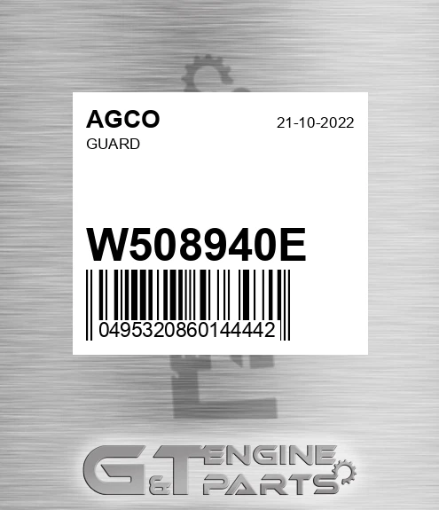 W508940E Guard for AGCO