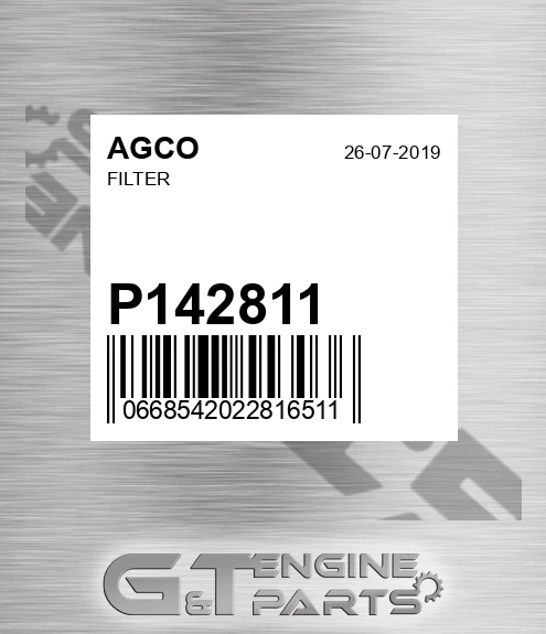 P142811 AGCO Filter
