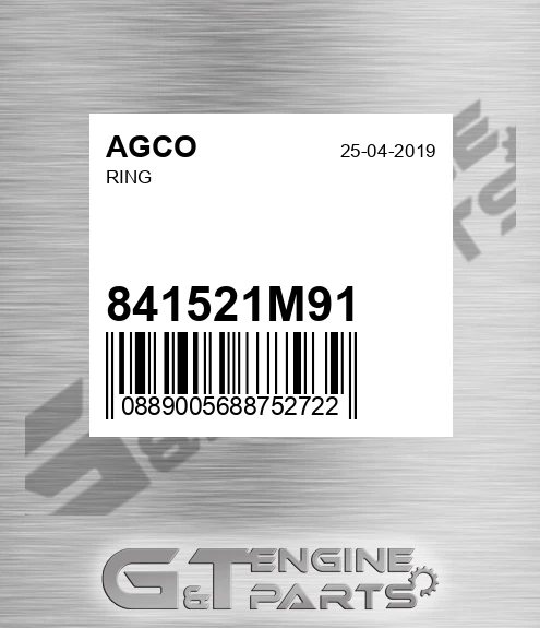 841521M91 Ring