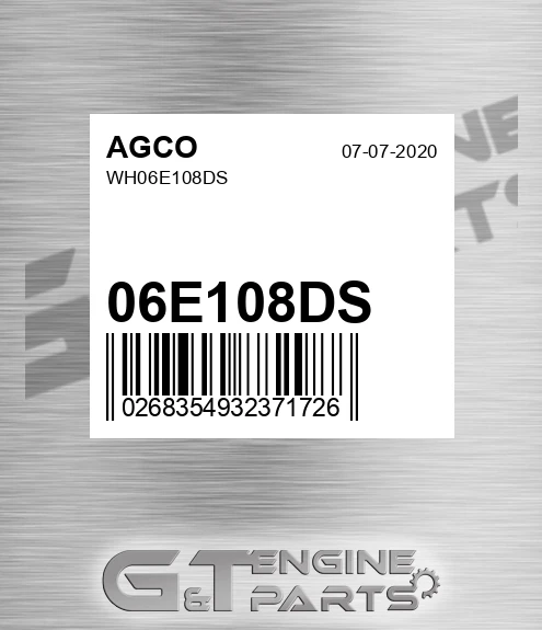 06E108DS AGCO Wh