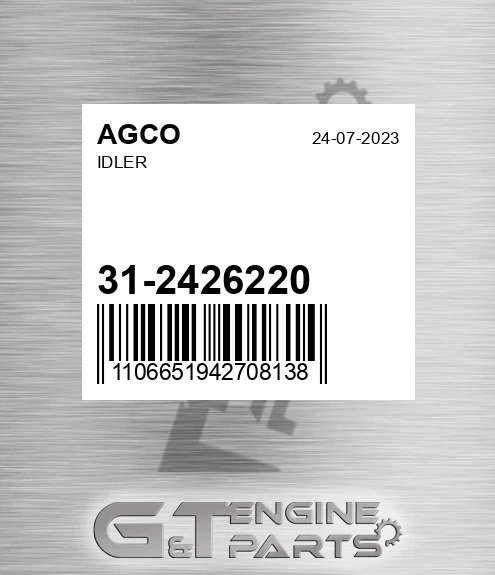 31-2426220 Idler for AGCO