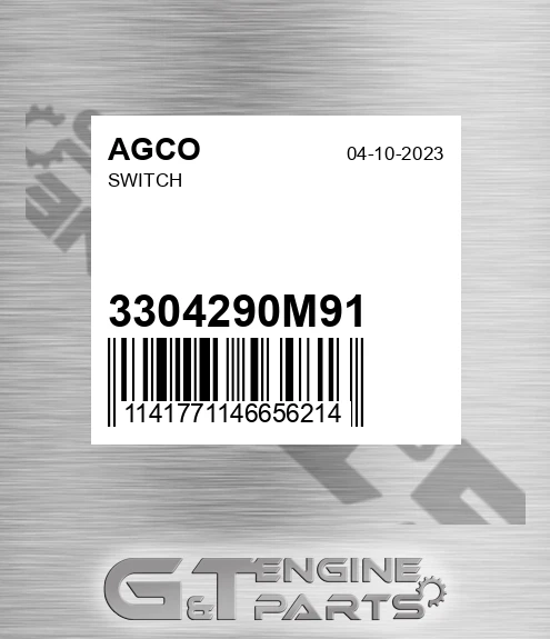 3304290M91 Switch for AGCO