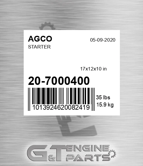 20-7000400 Starter