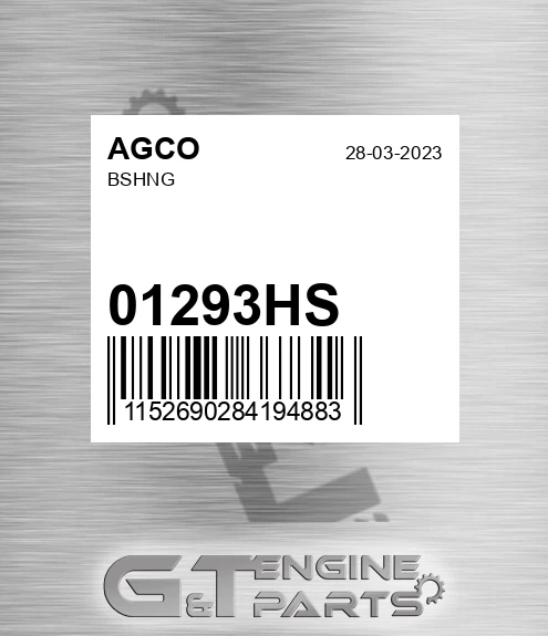 01293HS AGCO Bshng