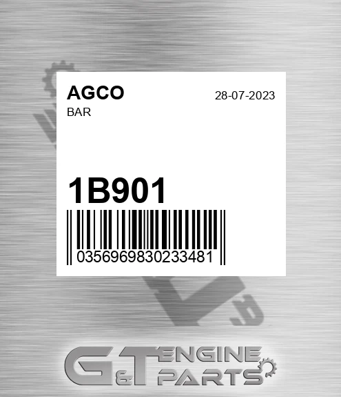 1B901 AGCO Bar