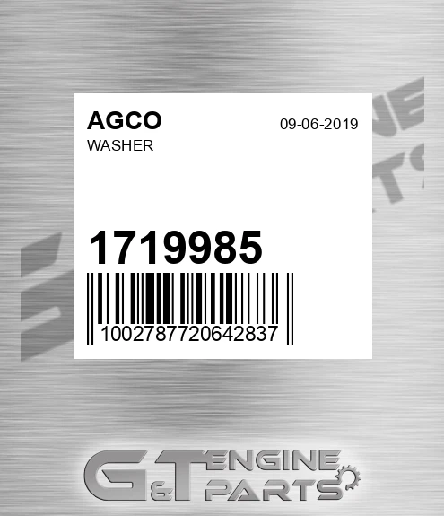 1719985 Washer for AGCO