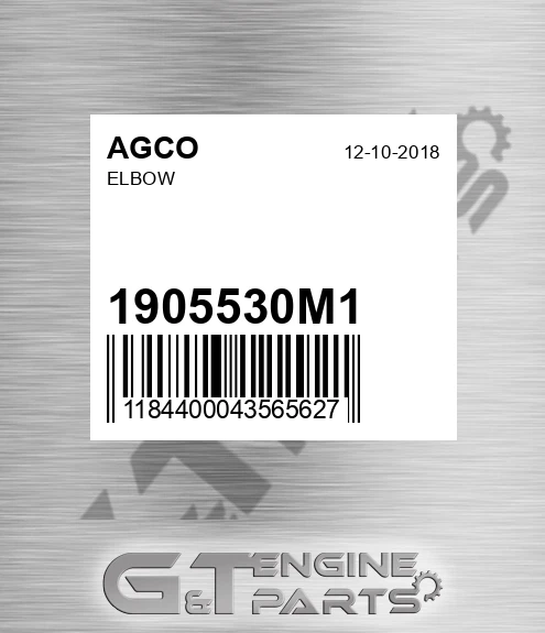 1905530M1 Elbow for AGCO