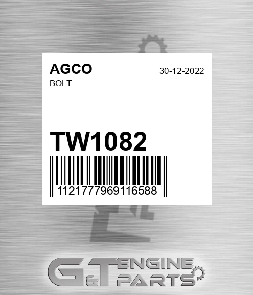 TW1082 AGCO Bolt