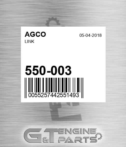 550-003 Link for AGCO