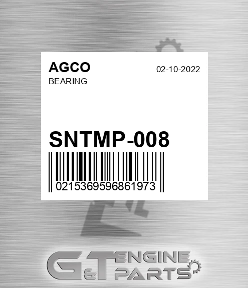 SNTMP-008 Bearing for AGCO