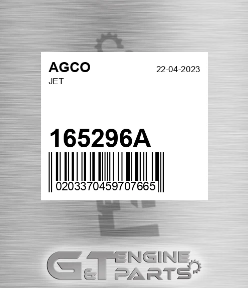 165296A Jet for AGCO