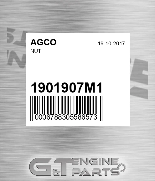1901907M1 Nut for AGCO
