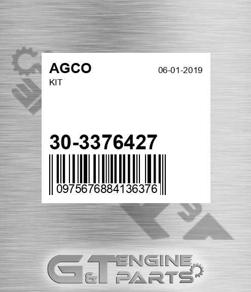 30-3376427 Kit for AGCO